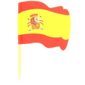 Spiedi in Legno Bandiera "Espagne" 65mm (14.400 Pezzi)