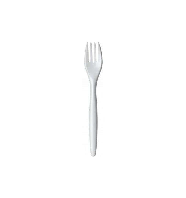Forchetta Plastica Luxury Bianco 175 mm (100 Pezzi) Forchetta Plastica Luxury Bianco 175 mm (100 Pezzi)