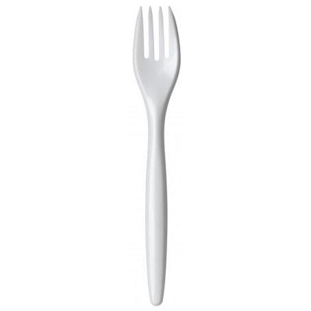 Forchetta Plastica Luxury Bianco 175 mm (2000 Pezzi)