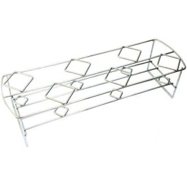 Cesti di presentazione Acciaio 6S 45x14x10,8cm (1 Pezzi) 