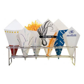 Cesti di presentazione Acciaio 6S 45x14x10,8cm (16 Pezzi) 