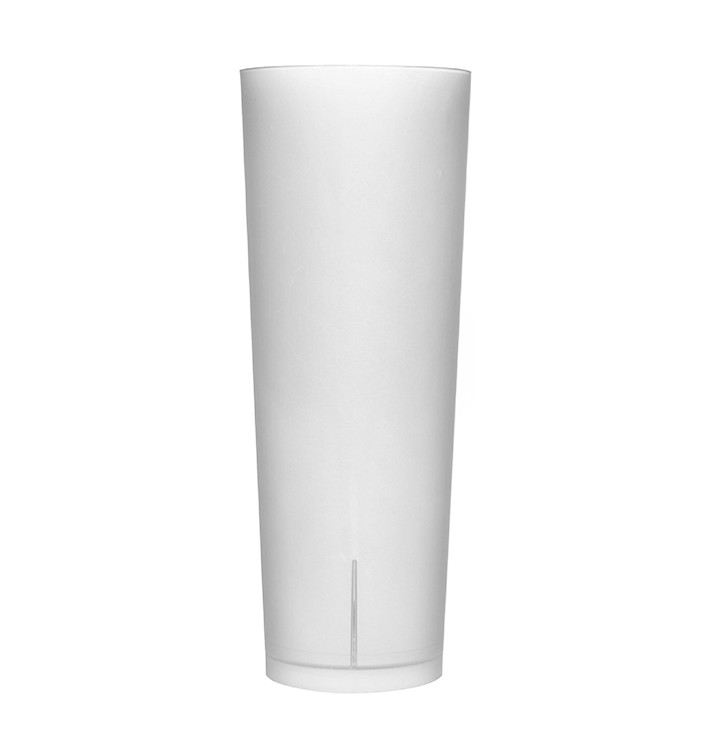 Bicchiere Tubo Riutilizzabile PP Traslucido 330ml (10 Pezzi) Bicchiere Tubo Riutilizzabile PP Traslucido 330ml (10 Pezzi)