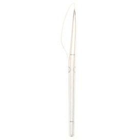 Coltello di Plastica PS Transparente 170mm (100 Pezzi)