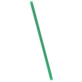 Cannuccia Flessible Insaccato PLA Verde Ø6mm 24cm (400 Pezzi)