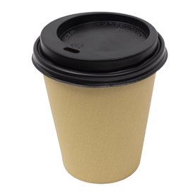 Coperchio con Foro per Bicchiere 8, 9, 12 Oz Ø8,0cm (100 Pezzi)
