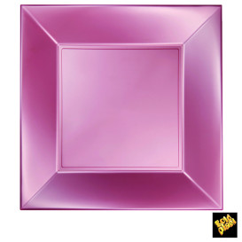 Piatto Plastica Piano Pesca Nice Pearl PP 290mm (12 Pezzi)