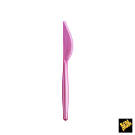 Coltello di Plastica Easy PS Pesca Perlati 185mm (20 Pezzi)
