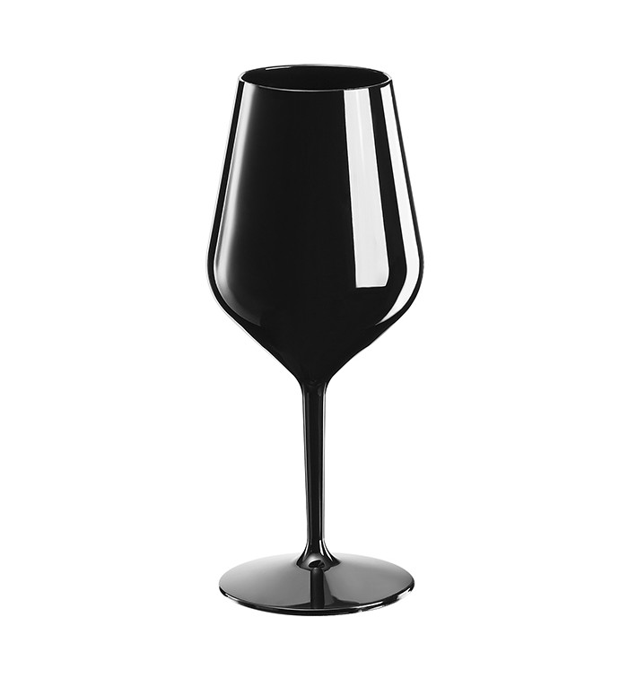 Calice Riutilizzabili da Vino Tritan Nero 470ml (6 Pezzi) Calice Riutilizzabili da Vino Tritan Nero 470ml (6 Pezzi)