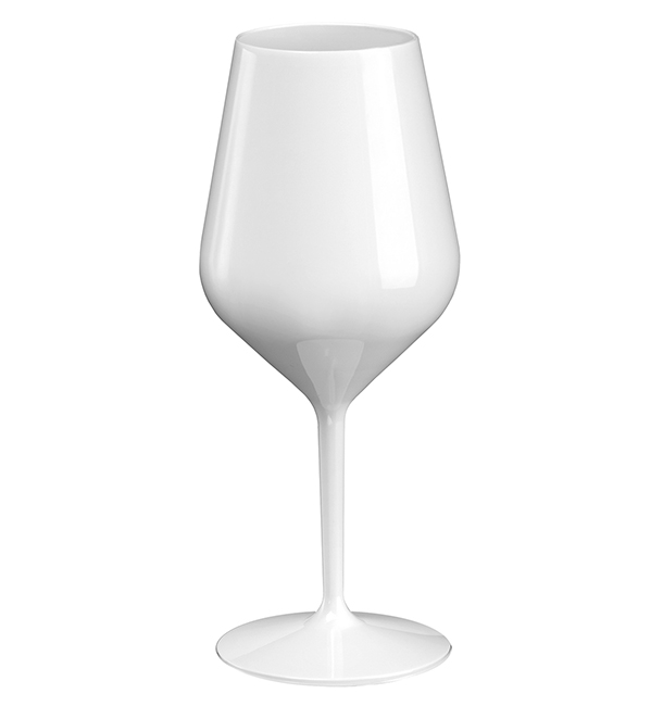 Calice Riutilizzabili da Vino Tritan Bianco 470ml (1 Pezzo) 