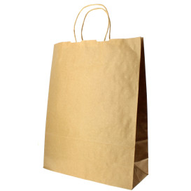 Buste Shopper in Carta 100g 32+12x40 cm (25 Pezzi)