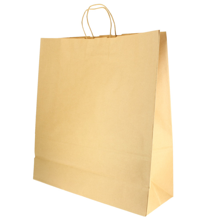 Buste Shopper in Carta 100g 46+16x49 cm (50 Pezzi) Buste Shopper in Carta 100g 46+16x49 cm (50 Pezzi)