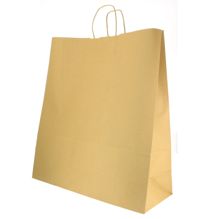 Buste Shopper in Carta Hawanna 100g 46+16x49 cm (50 Pezzi) Buste Shopper in Carta Hawanna 100g 46+16x49 cm (50 Pezzi)