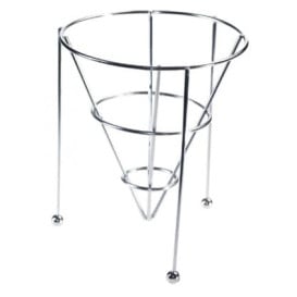 Cesti di Presentazione Acciaio Impilabile Ø127x152mm (1 Pezzi)
