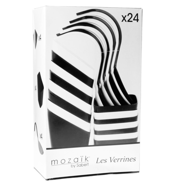 Set Degustazione Finger Food Bianco e Nero 24pz (12 Kits) Set Degustazione Finger Food Bianco e Nero 24pz (12 Kits)