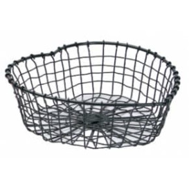 Cesto Cuore Acciacio Nero 280x270x90mm (6 Pezzi)