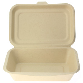 Contenitori di Canna da Zucchero 175x125x53mm (50 Pezzi)