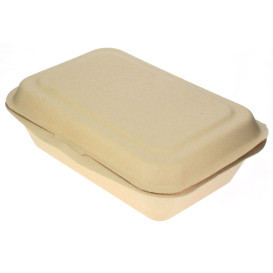 Contenitori di Canna da Zucchero 175x125x53mm (50 Pezzi)