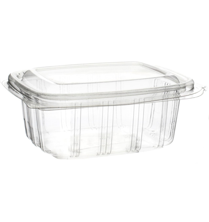 Contenitore Coperchio Alto OPS 250 ml (50 Pezzi) Contenitore Coperchio Alto OPS 250 ml (50 Pezzi)