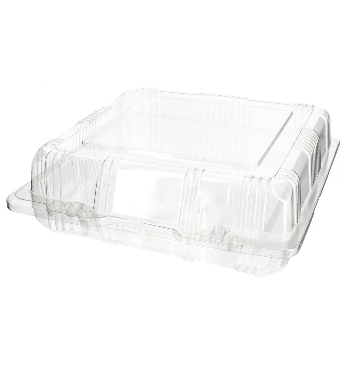 Contenitore Pasticceria PET 18x18x6cm (20 Pezzi) Contenitore Pasticceria PET 18x18x6cm (20 Pezzi)