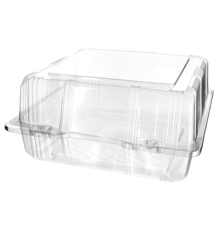 Contenitore Pasticceria PET 20x20x10cm (220 Pezzi) Contenitore Pasticceria PET 20x20x10cm (220 Pezzi)