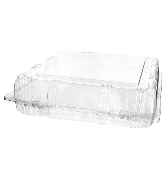 Contenitore Pasticceria PET 22x22x6cm (220 Pezzi) Contenitore Pasticceria PET 22x22x6cm (220 Pezzi)
