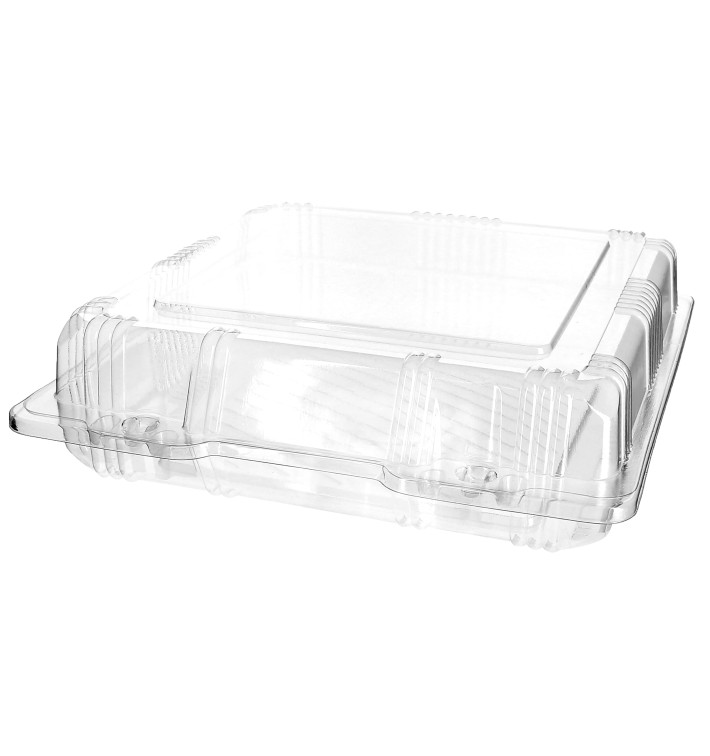 Contenitore Pasticceria PET 20x20x6cm (20 Pezzi) Contenitore Pasticceria PET 20x20x6cm (20 Pezzi)