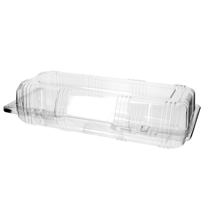 Contenitore Pasticceria PET 24x10x6cm (220 Pezzi) Contenitore Pasticceria PET 24x10x6cm (220 Pezzi)