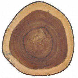 Vassoio Rotondo Presentazione Legno Ø230x35mm (1 Pezzi)