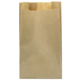 Sacchetto di Carta Kraft 14+7x24cm (100 Pezzi)