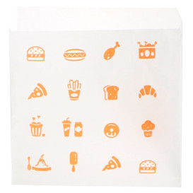 Sacchetto di Carta "Saky Food" 15x15cm (250 Pezzi)