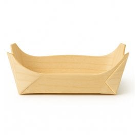 Barchetta in Foglia di Pino 75x75x30mm (1000 Pezzi)