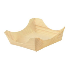 Barchetta in Foglia di Pino 75x75x30mm (100 Pezzi)