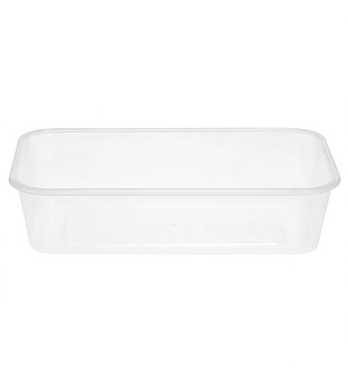 Contenitori di Plastico Rettangolare PP 500ml (500 Pezzi) Contenitori di Plastico Rettangolare PP 500ml (500 Pezzi)