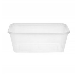 Contenitori di Plastico Rettangolare PP 750ml (500 Pezzi)