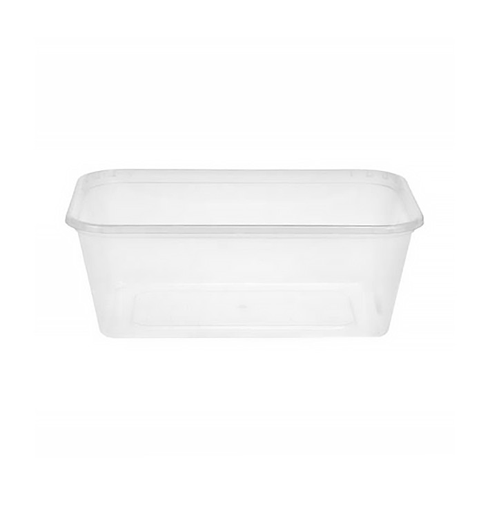 Contenitori di Plastico Rettangolare PP 750ml (500 Pezzi) Contenitori di Plastico Rettangolare PP 750ml (500 Pezzi)