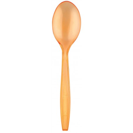 Cucchiaio di Plastica PS Premium Arancione 190mm (1000 Pezzi)