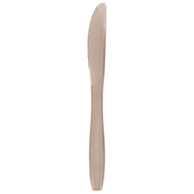 Coltello di Plastica PS Premium Beige 190mm (50 Pezzi)