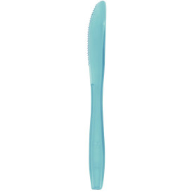 Coltello di Plastica PS Premium Turchese 190mm (50 Pezzi)