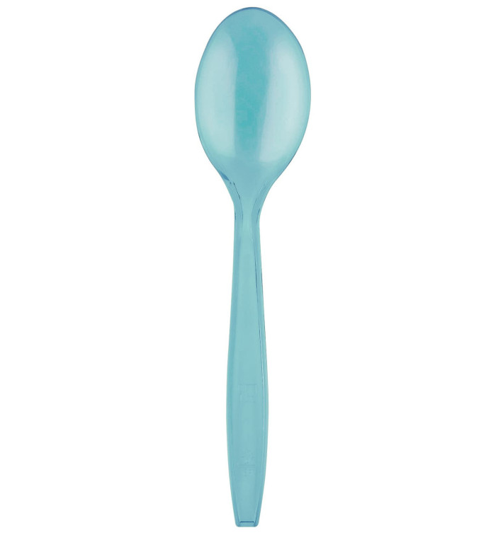 Cucchiaio di Plastica PS Premium Turchese 190mm (1000 Pezzi) Cucchiaio di Plastica PS Premium Turchese 190mm (1000 Pezzi)
