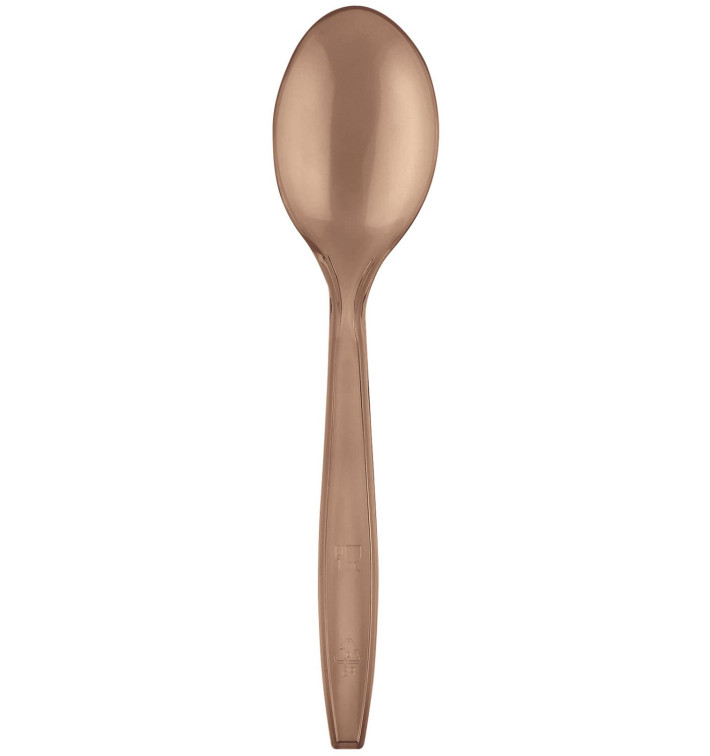 Cucchiaio di Plastica PS Premium Marrone 190mm (1000 Pezzi) Cucchiaio di Plastica PS Premium Marrone 190mm (1000 Pezzi)