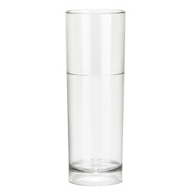 Bicchiere Riutilizzabile SAN Tumbler Trasparente 200ml (6 Pezzi)