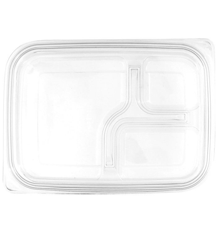 Coperchio Piatto per Contenitori PET 22x16cm (75 Pezzi) Coperchio Piatto per Contenitori PET 22x16cm (75 Pezzi)