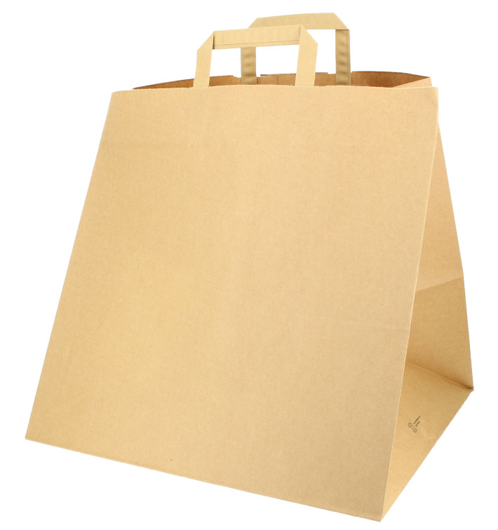 Buste Shopper Carta Scatola Pizza 80g 37+33x32cm (25 Pezzi) Buste Shopper Carta Scatola Pizza 80g 37+33x32cm (25 Pezzi)