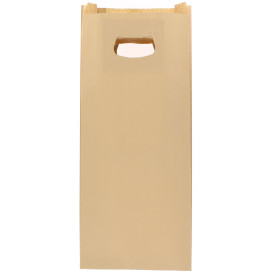 Sacchetti Carta Hawanna Manico Fagiolo 18+6x32cm (50 Pezzi)