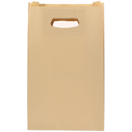 Sacchetti Carta Hawanna Manico Fagiolo 24+7x37cm (50 Pezzi)