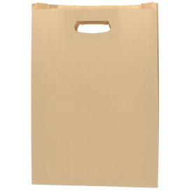 Sacchetti Carta Hawanna Manico Fagiolo 31+8x42cm (50 Pezzi)