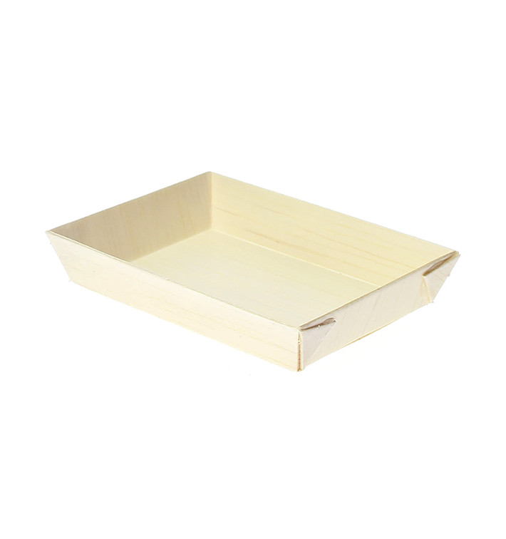 Vassoi di Legno 8,5x6x1,5cm (200 Pezzi) Vassoi di Legno 8,5x6x1,5cm (200 Pezzi)