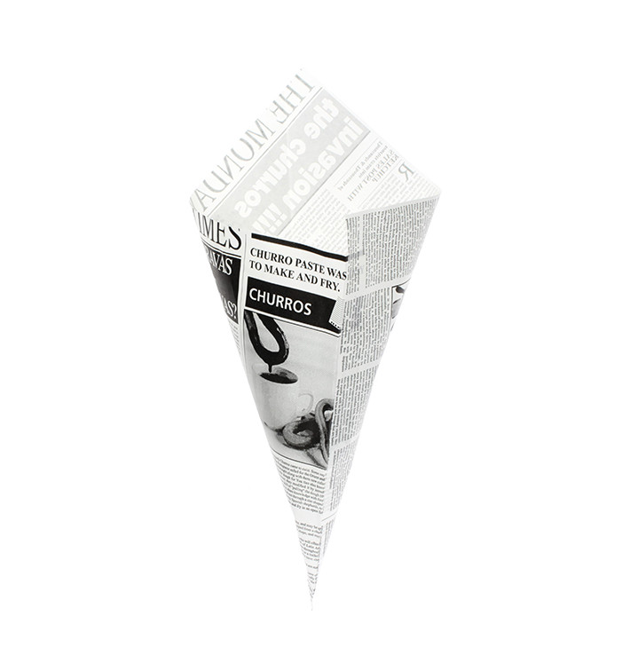 Cono di Carta Greaseproof Parchment 420mm 600g (1.000 Pezzi) Cono di Carta Greaseproof Parchment 420mm 600g (1.000 Pezzi)