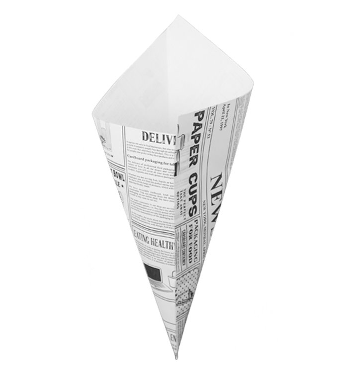 Cono di Carta Greaseproof Parchment 240mm 100g (250 Pezzi) Cono di Carta Greaseproof Parchment 240mm 100g (250 Pezzi)