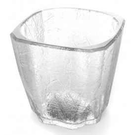 Bicchiere Riutilizzabile SAN Mini Drink "Cube" 200ml (8 Pezzi)